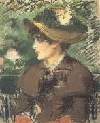 Edouard Manet Sur le banc (mk40) oil painting reproduction